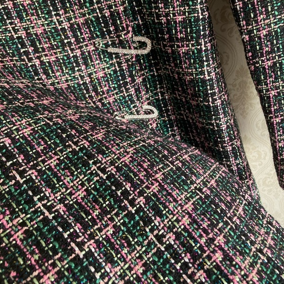 ZARA Blazer Dress with Rhinestone Detailing - Picture 3 of 11